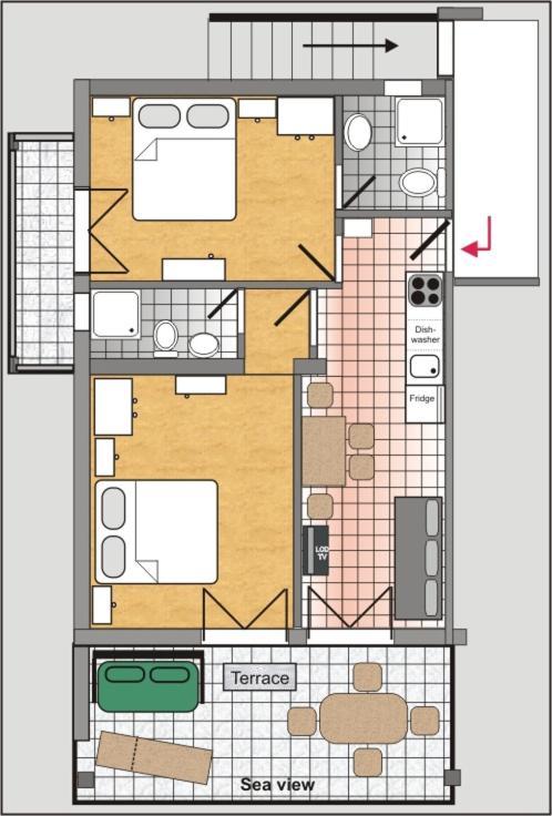 Apartments Dora Banjol Luaran gambar
